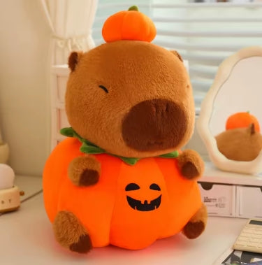 Pumpkin Capybara Plushie